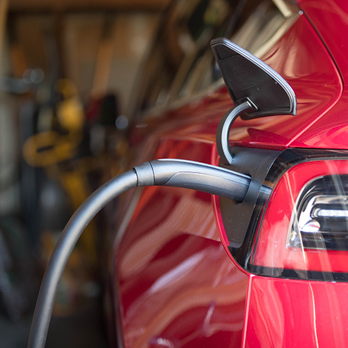 red-car-ev-charger-discovery-bay-ca